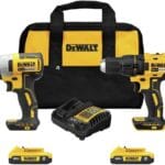 DEWALT 20V MAX Cordless Drill, Impact Driver, 2-Tool Power Tool Combo Kit, Brushless Power Tool Set with 2 Batteries and Charger Included (DCK277D2)