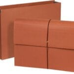 Blue Summit Accordion File Wallet with Flap and Cord Closure, Legal Size, 5.25 Expansion  10 Pack