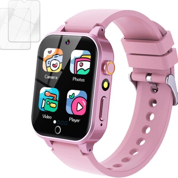 Kids Smart Watch Girls Gift for Girl Aged 6-12, HD TouchScreen Kids Watch with 26 Games Video Camera Music Pedometer Audiostory Learn Card Educational Toys Birthday Gifts for Girls Ages 5 6 7 8 9
