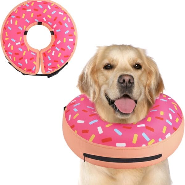 Supet Inflatable Dog Cone Collar