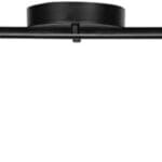 GLOBE Electric 59693 6-Light Foldable Track Lighting Kit, Matte Black Finish, Adjustable Heads, Bendable Arms, GU10 Base, Dimmable, Modern Industrial Style