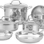 Cuisinart 11-Piece Cookware Set, Chef's Classic Stainless Steel Collection 77-11G