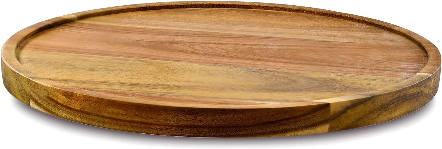 10" Acacia Wood Lazy Susan Organizer Kitchen Turntable For Cabinet Pantry Table Organization 10" Acacia Wood Lazy Susan Organizer Kitchen Turntable for Cabinet Pantry Table Organization