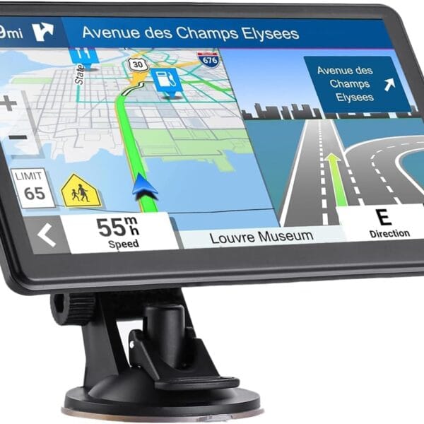 GPS Navigation for car,7 inch High-Definition Touch Screen 256-16GB2025 Maps (Free Lifetime Updates), Truck GPS Commercial Drivers, Semi Trucker GPS Navigation System, Custom Truck Routing