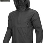 Outdoor Ventures Men's Rain Jacket Waterproof Lightweight Packable Rain Pullover for Hiking Golf Running