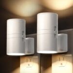 L LOHAS LED Night Light Plug in, Night Lights Plug into Wall, Light Sensor, 0-100LM, Soft White 3000K, Dimmable Night Light, Modern Nightlight for Hallway Bedroom Stairway, 2 Pack