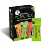 Wonderful Pistachios No Shells, 3 Flavors Mixed Variety Pack of 9 (0.75 Ounce), Roasted & Salted Nuts (4), Chili Roasted (3), Honey Roasted (2), Protein Snacks, Gluten Free, Pantry Staples, Healthy Snacks Variety Pack for Adults