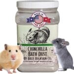 3 LB. Chinchilla Dust Bath Tub, Pet Supplies, Premium Bath Powder, Natural Dusting Powder, Pure Cleansing Pumice Sand for Cleaning Mice, Degu, Hamster, Gerbil, Small Pet Animals by Billy Buckskin Co.