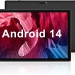 Tablet 10 inch Android Tablet PC, 10.1" Android 14 Tablets, DDR4 6GB RAM 32GB ROM 2MP+8MP Dual Camera, WiFi-6 Bluetooth 1TB Expand IPS Full HD Display Tab, 6000mAh Battery Powerful Performance Tablet