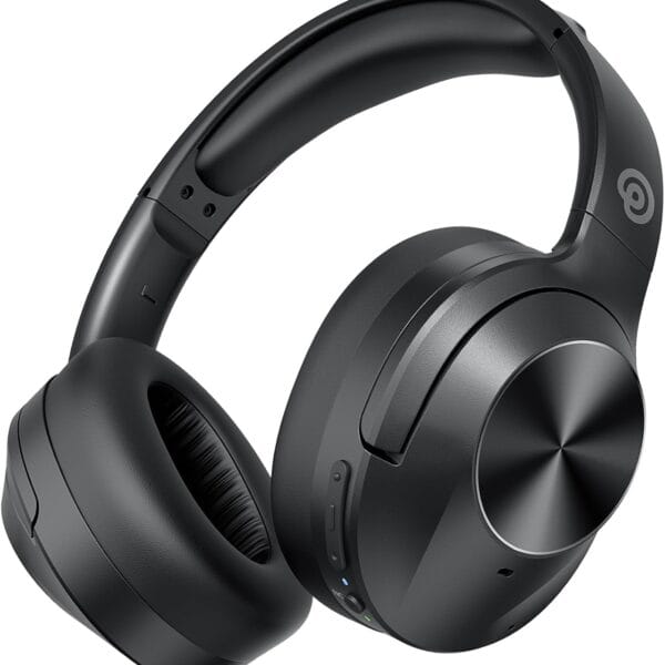Upgrade Prolevel Hybrid Active Noise Cancelling Headphones with HD Sound, Wireless Bluetooth Headphones Over The Ear Unequaled Comfort, Vivid Deep Bass, for Home Office Travel Birthday Gift, Black