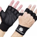 Fit Active Sports New Ventilated Weight Lifting Workout Gloves with Built-in Wrist Wraps for Men and Women - Great for Gym Fitness, Cross Training, Hand Support & Weightlifting.