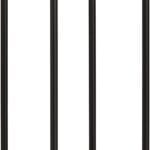 Amazon Basics Two-Tier Metal Metal Round Plant Stand, Black