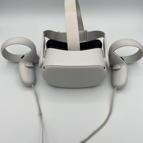 Oculus Quest 2 Advanced All-in-One Virtual Reality Gmaing VR Headset 128GB Set, White