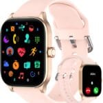 Smart Watch (Answer/Make Call), 2.01" Smartwatch for Android Phones and iPhone with Heart Rate,Sleep Monitor,Pedometer, 100+Sports Fitness Watch, IP68 Waterproof Fitness Tracker for Men Women