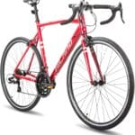 HILAND 700c Road Bike 14 Speed, Aluminum Frame Racing Bike, City Commuter Bicycle for Men Women