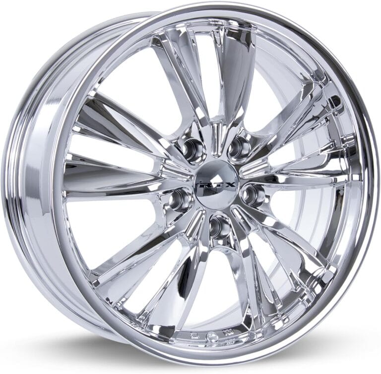 RTX TWIST Custom Wheel - 17x7, 40 Offset, 5x114.3 Bolt Pattern, 73.1mm Hub - Chrome Rim