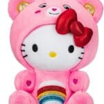 Care Bears Hello Kitty Dressed As Cheer Bear 8" Fun-Size Plush - Soft, Huggable Bestie!  Good for Girls and Boys, Employees, Collectors, Ages 4+