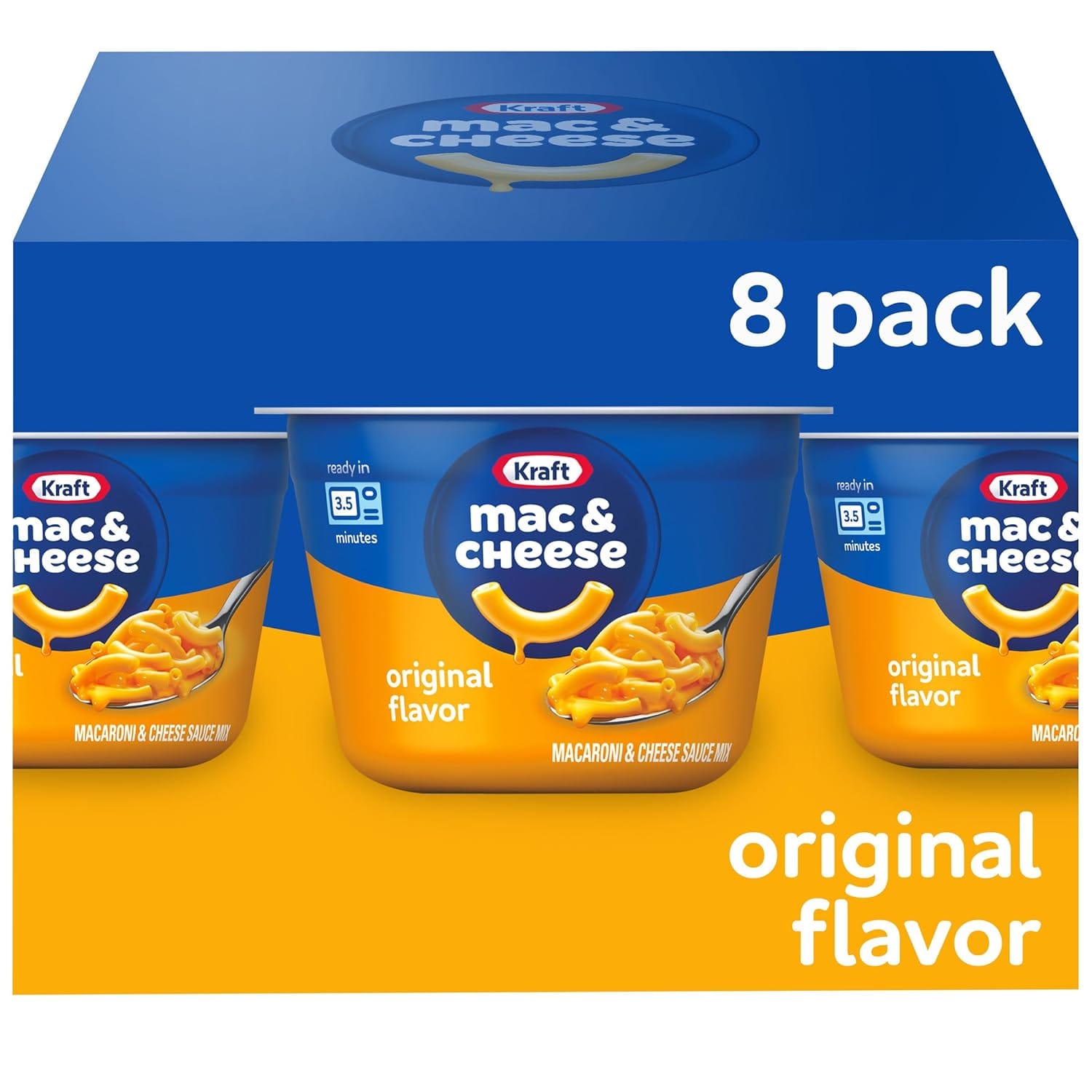 Kraft Original Mac & Cheese, 8 Ct Box, 2.05 Oz Cups Kraft Original Mac & Cheese, 8 ct Box, 2.05 oz Cups