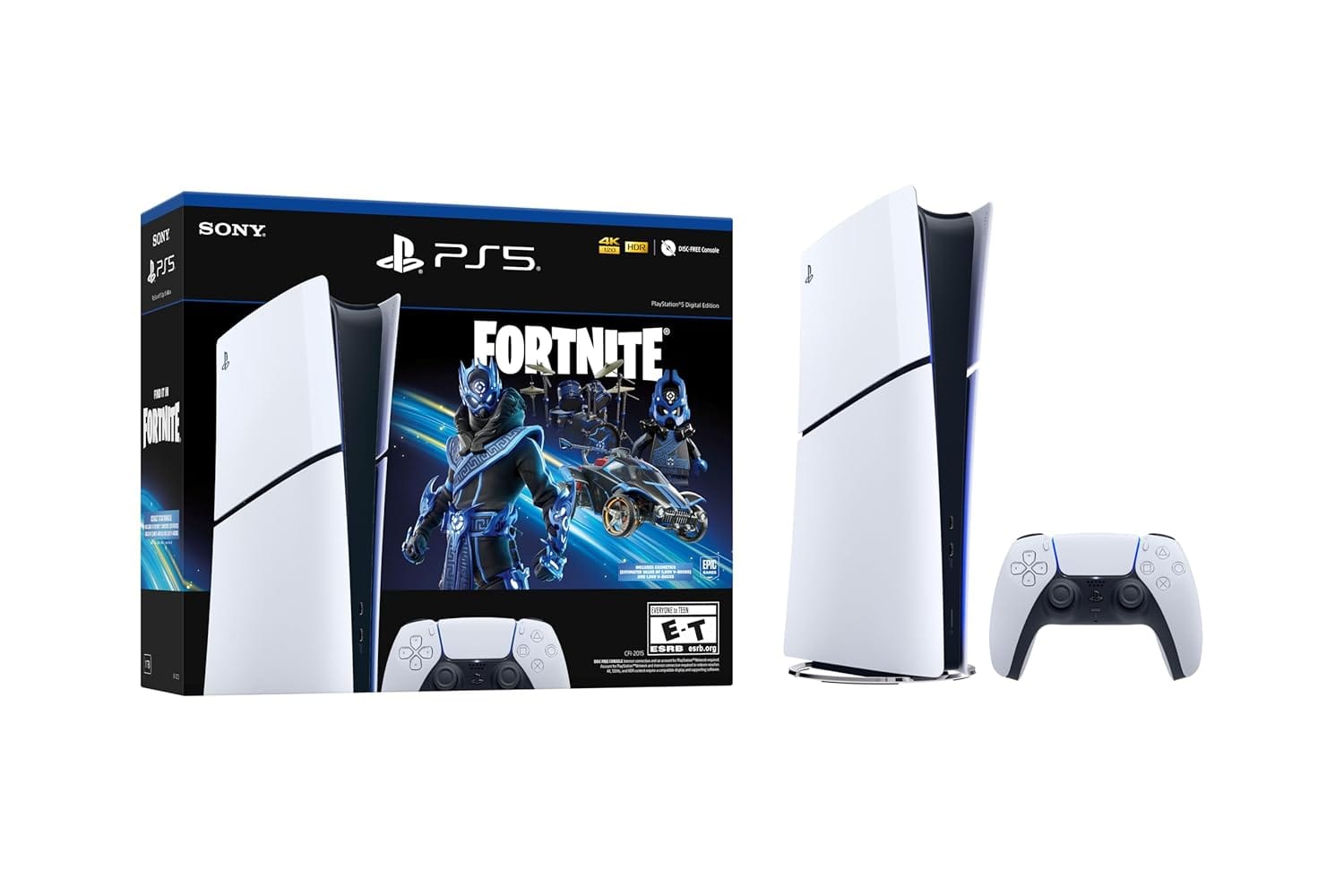 PlayStation PS5 Console Fortnite Cobalt Star Digital Edition PlayStation PS5 Console - Fortnite Cobalt Star Digital Edition