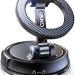 Car Phone Holder for Magsafe [78+LBS Strongest Suction & 2400gf Strongest Magnetic] 360 Adjustable Car Phone Mount, Phone Holders for Your Car for iPhone 16 Pro Max 15 14 13 12 Plus (Carbon Fiber)