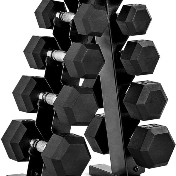 CAP Barbell Dumbbell Set with Rack | Multiple Options in 150lbs and 210lbs