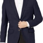 Amazon Essentials Men's Long-Sleeve Classic-fit Button-Front Stretch Blazer