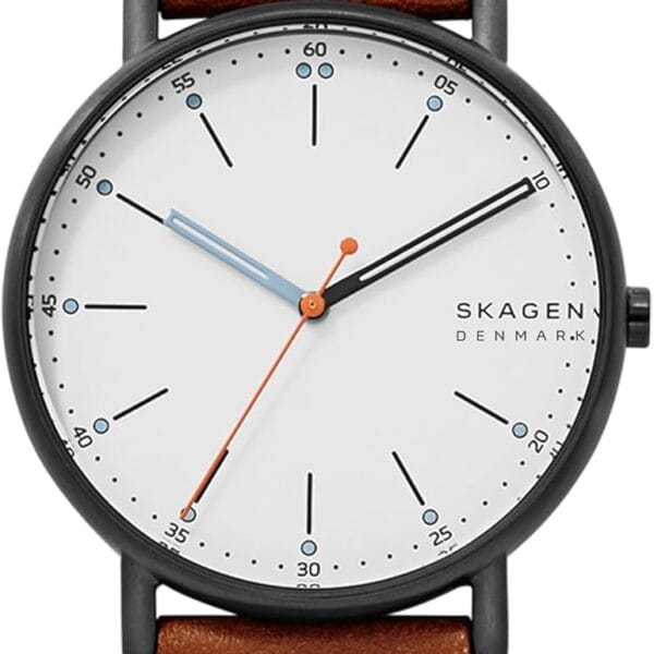 Skagen Signatur Minimalist Men's Watch with Stainless Steel Bracelet, Mesh or Leather Band