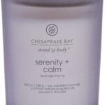 Chesapeake Bay Candle Medium Jar Scented Candle Serenity + Calm (Lavender Thyme) Home Dcor Orange Gifting Idea Burn Time of 50 Hours