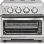 Cuisinart Air Fryer + Convection Toaster Oven, 8-1 Oven with Bake, Grill, Broil & Warm Options, Stainless Steel, TOA-70