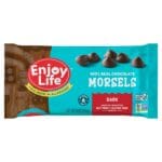 Enjoy Life Baking Dark Chocolate Morsels, Dairy Free , Soy Free, Nut Free, Non GMO, Gluten Free, Vegan Chocolate Chips, 9 oz bag