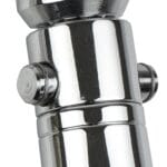 LDR Industries 520 1100CP-18 Water Saving Showerhead with Push Button Flow Control, Chrome Plated Brass
