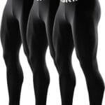 DRSKIN 5, 4, 3 or 1 Pack Mens Compression Pants Tights Leggings Sports Baselayer Running Athletic Workout Active