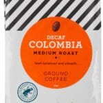 Amazon Fresh Decaf Colombia Ground Coffee, Medium Roast, 12 Ounce