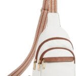 BOSTANTEN Small Sling Bag for Women Leather Crossbody Bags Fanny Pack Chest Bag for Travel