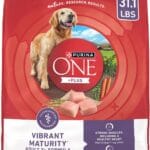 Purina ONE High Protein Dry Senior Dog Food Plus Vibrant Maturity Adult 7 Plus Formula - 31.1 lb. Bag