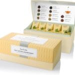 Tea Forte Tea Tasting Assortment Presentation Box Mother's Day Tea Gift Set Sampler, 20 Count 2 of Each Variety Individually Wrapped Handcrafted Pyramid Infuser Bags