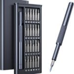 AXTH 25-in-1 Small Precision Screwdriver Set, Professional Magnetic Mini Repair Tool Kit for Phone, Computer, Watch, Laptop, Macbook, Ring Doorbell, Eyeglass, Electronic, [Bearing Steel] Screw Driver