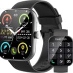 Smart Watch for Men Women(Answer/Make Calls), 1.96" HD Smartwatch, Fitness Tracker with 110+ Sport Modes, IP68 Waterproof, Heart Rate/Sleep/Step Monitor, Pedometer, Activity Tracker for Android iOS