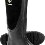 TIDEWE Rubber Boots for Men Multi-Season, Waterproof Rain Boots with Steel Shank, 6mm Neoprene Sturdy Rubber Outdoor Hunting Boots (Black, Brown, Next Camo G2)