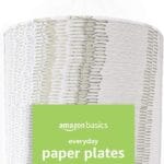 Amazon Basics Everyday Paper Plates, 8.62 Inch, Disposable, 300 Count