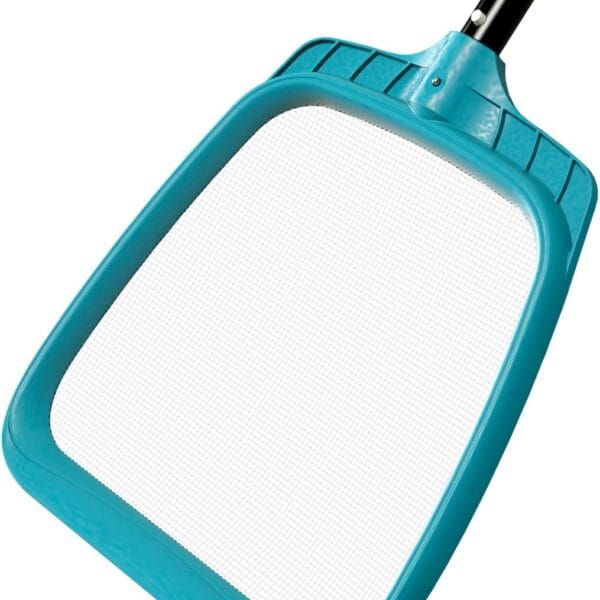 POOLWHALE Professional Pool Skimmer Net,Fine Mesh Net Bag,Heavy Duty Swimming Leaf Skimmer Cleaning Tool - Fast Cleaning,Debris Pickup Removal- Fits Standard Swimming Pool Poles
