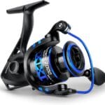 KastKing Centron & Centron Lite Spinning Reels, Freshwater and Saltwater Spinning Fishing Reel, Up to 17.5Lbs Max Drag, 5.2:1 Gear Ratio, Ultra Smooth Powerful, CNC Aluminum Spool, 9+1 BB Light Weight