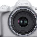 Canon EOS R50 Mirrorless Camera RF-S18-45mm F4.5-6.3 is STM Lens Kit, 24.2 Megapixel CMOS (APS-C) Sensor, 4K Video, Hybrid Camera, Photo and Video, Vlogging, Content Creator, RF Mount, White
