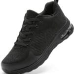 LUPWEE Steel Toe Shoes for Men Women, Slip Resistant Safety Work Shoes Puncture Proof Comfortable Indestructible Sneakers with Specialized Work Insole for Industry Construction Warehouse