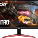 Acer Nitro KG241Y Sbiip 23.8 Full HD (1920 x 1080) VA Gaming Monitor | AMD FreeSync Premium Technology | 165Hz Refresh Rate | 1ms (VRB) | ZeroFrame Design | 1 x Display Port 1.2 & 2 x HDMI 2.0,Black