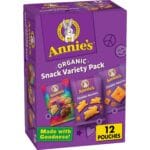 Annie's Organic Variety Pack, Easter Basket Stuffers, Cheddar Bunnies, Bunny Grahams, and Cheddar Squares, 11 oz, 12 Pouches