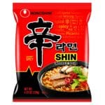 Nongshim Ramen Noodles, Gourmet Instant Ramen, Premium Microwavable Noodle Soup, Spicy Shin, 4.23 Ounce (Pack of 20)