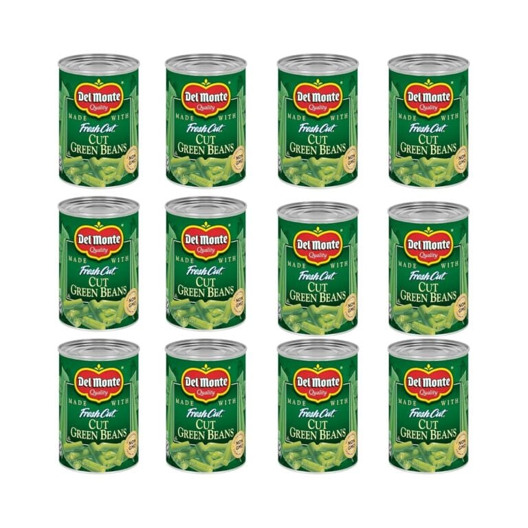 DEL MONTE FRESH CUT BLUE LAKE Cut Green Beans Canned Vegetables,14.5 Ounce (Pack of 12)