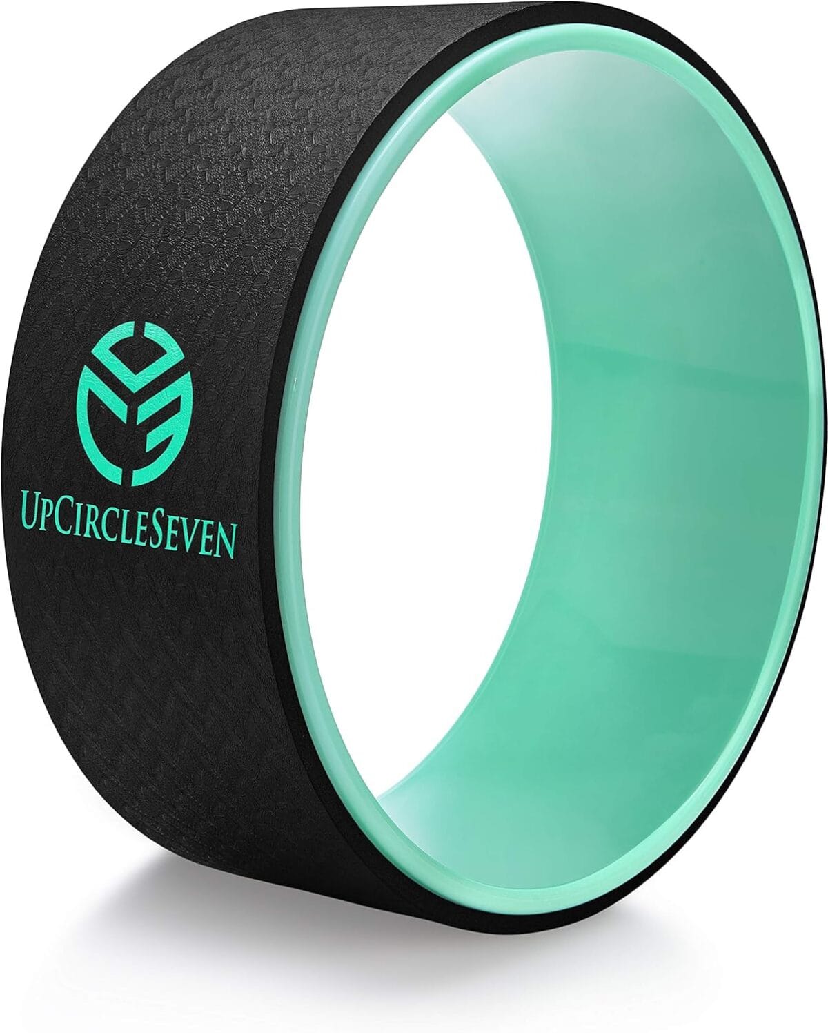 UpCircleSeven Back Roller & Yoga Wheel - Relieve Lower & Upper Back Pain & Stiffness - Therapeutically Stretch, Mobilize & Decompress Your Spine - Increase Mobility, Flexibility & Alignment