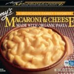 Amy's Frozen Meals, Macaroni and Cheese Frozen Pasta Tray, Made With Organic Pasta and White Cheddar Cheese, Microwave Meals, 9 Oz